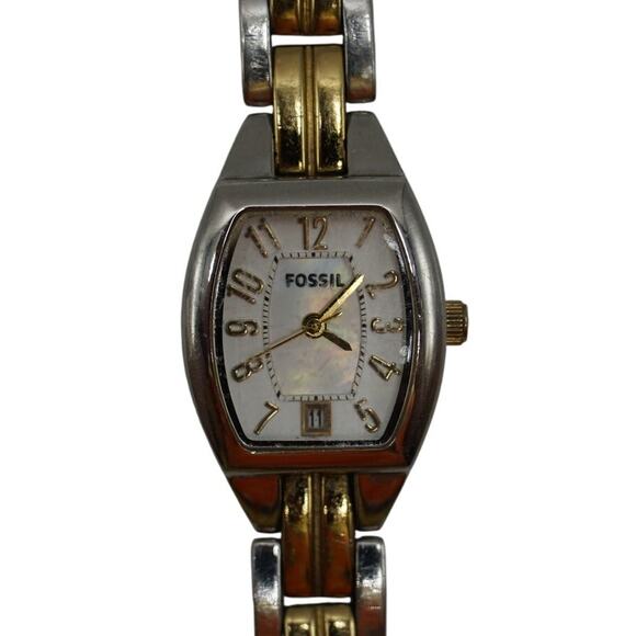 Fossil Women's Two Tone Stainless Steel Analog Dial Quartz Watch - Picture 1 of 6